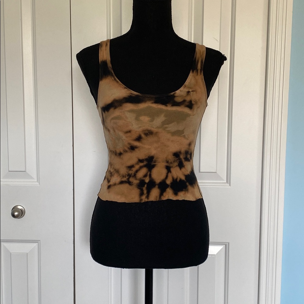 Mossimo Supply Co. Small 1 Of 1 Retro Handmade Reverse Dyed Ribbed Tank Top